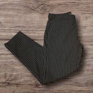 Liverpool Jeans Company Black White Pinstripe Dress Pants w/ pockets size 6/28